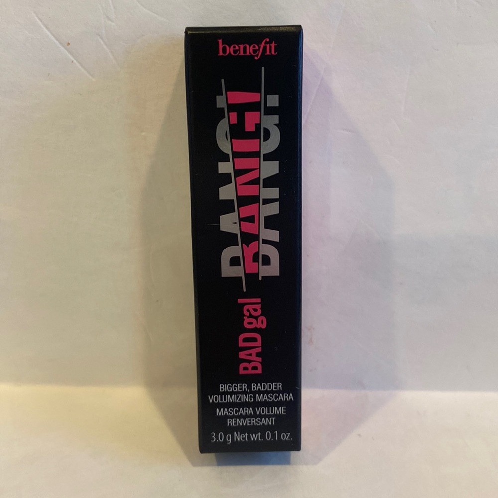 BENEFIT BADgal BANG! Volumizing Mascara Travel Purse FunSize Mini 0.1oz NIB